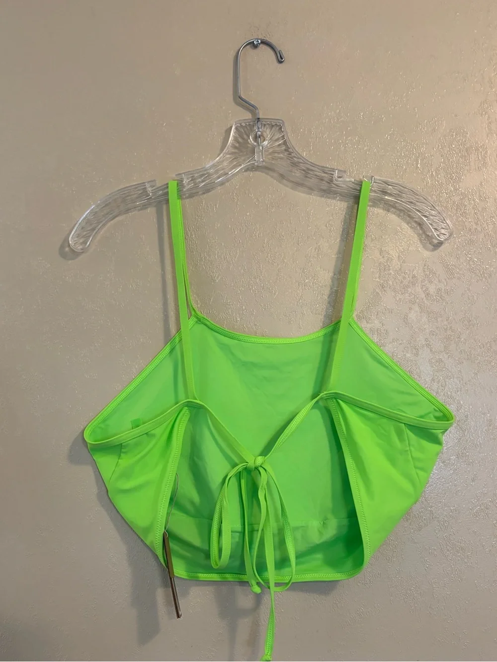 NWT SKIMS Recycled Swim High Neck Bikini Top sz 4X